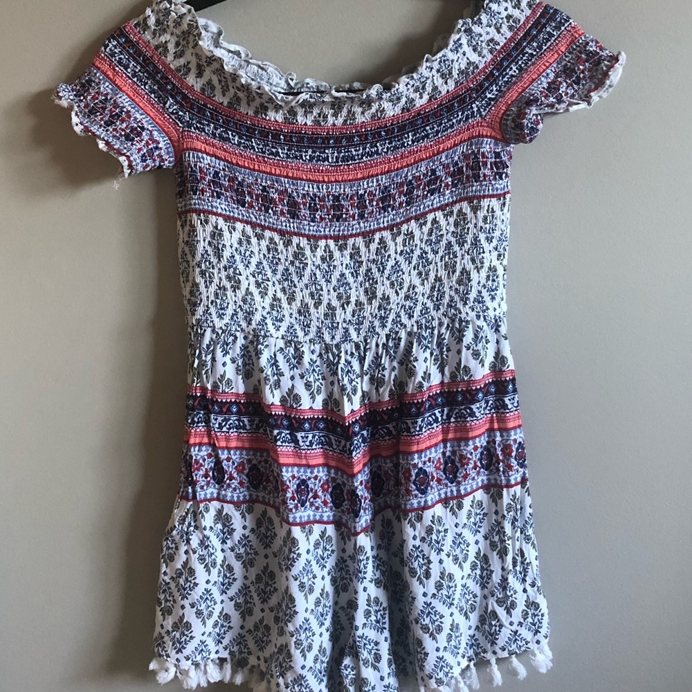 Off the shoulder romper